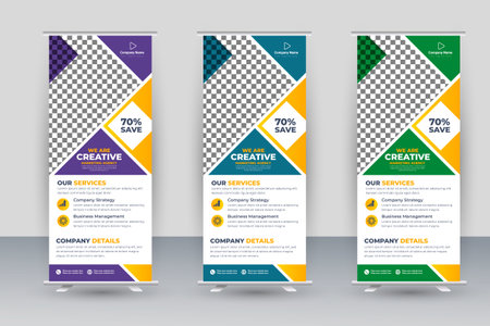 Vector corporate business roll up designのイラスト素材