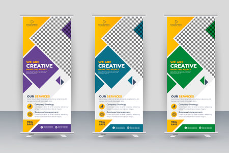 Vector corporate business roll up designのイラスト素材