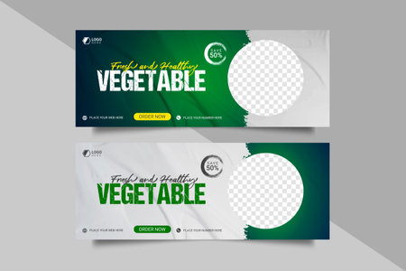 Vector restaurant food cover template designのイラスト素材