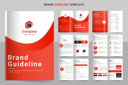 Minimalist luxury brand guide template