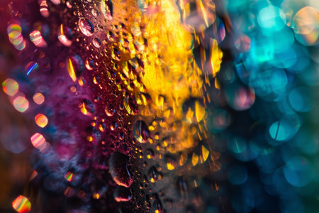 Colorful Abstract Background with Shimmering Metallic Colors Ai generatedの素材