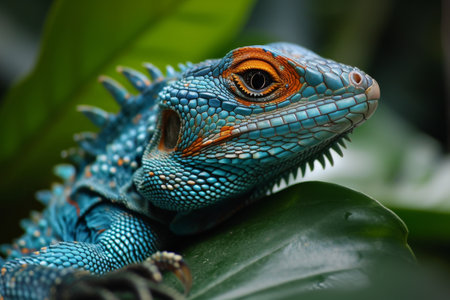 Beautiful wildlife of creation, lizzard Ai generatedの素材