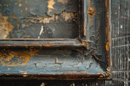 A frame with a weathered patina for an aged, antique look --ar 3:2 Job ID: 0884cf16-784e-4a5f-b046-a5868c6569d1の素材