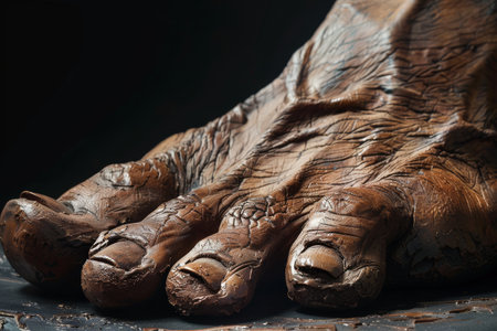 Detailed, realistic feet with textured skin --ar 3:2 Job ID: 047bd911-aee9-49c8-a7a4-4cc6f5385587の素材