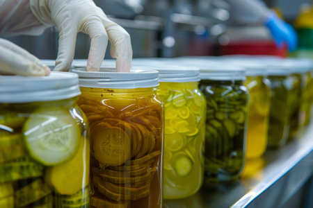 The role of bacteria in food preservation and fermentation --ar 3:2 Job ID: 12a22c42-ff87-4969-bcc2-a5aef0ea7e86の素材