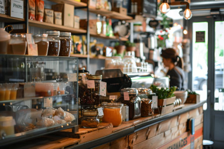 Highlight the importance of small businesses in a market economy AI generatedの素材