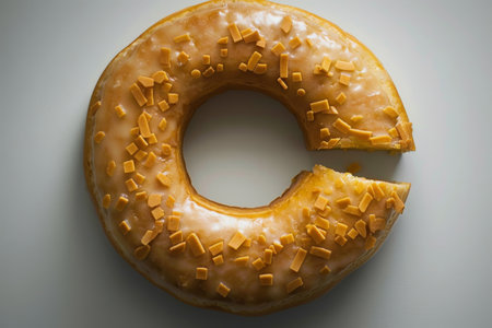 A donut chart showing proportions of a whole with a hole in the center. --ar 3:2 Job ID: 88cb6f9c-97f5-43e7-b5ca-439d05006012の素材