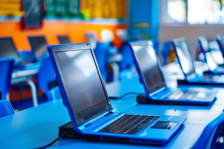 The role of technology in the classroom AI generatedの素材