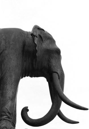 elephant statueの写真素材