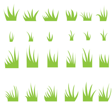 Tufts of grass.のイラスト素材