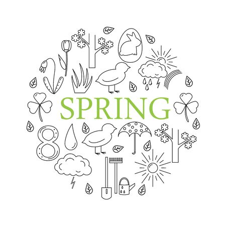 Symbol of spring.のイラスト素材