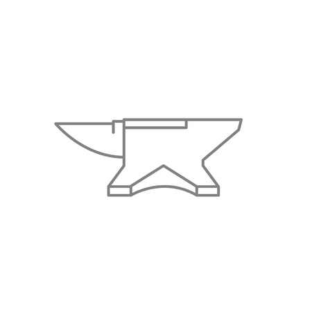 Icon Blacksmith S Anvil Vector Illustration Royalty Free Vector Graphics