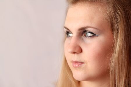 Beautiful young woman portrait