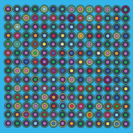 Bright interest background with color circlesの写真素材