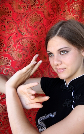 Girl in the Oriental styleの写真素材