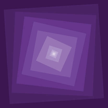 purple background with a square spiral ornamentの写真素材