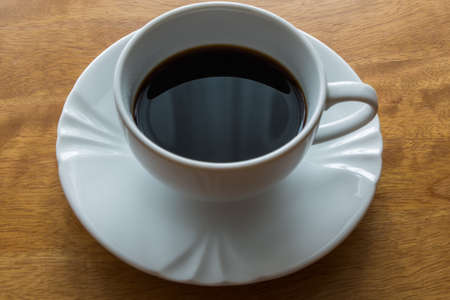 coffee on the woodの写真素材