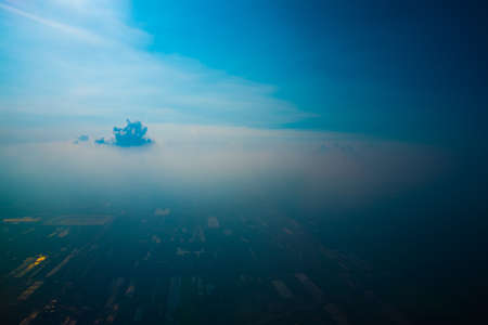 sky and cloudsの写真素材