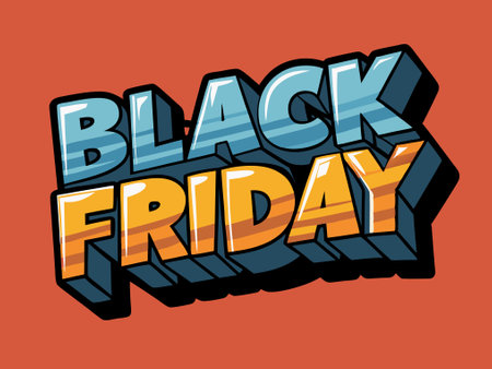 Black Friday - Comic book style word on abstract background. Vector illustration.のイラスト素材