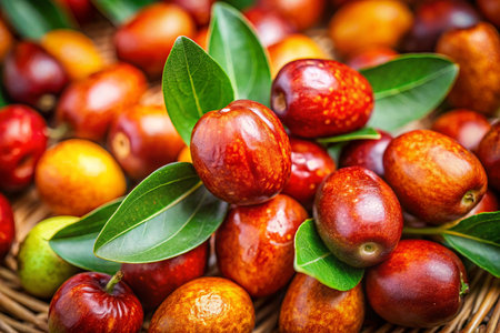 Jujube fruits or jujube fruits or jujube fruits.の写真素材