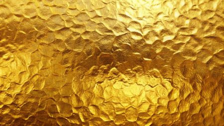 golden background or gold texture and gradients shadow on it.の写真素材
