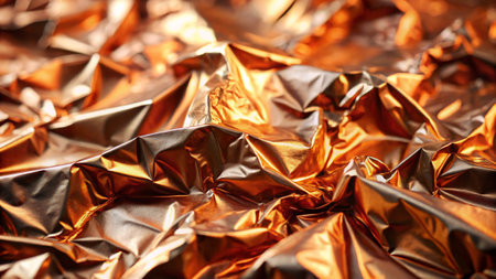 Shiny foil background, close-up. Abstract background for designの写真素材