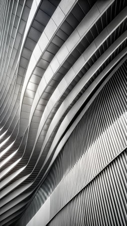 Modern architecture abstract background. Architectural detail of a modern building.の写真素材