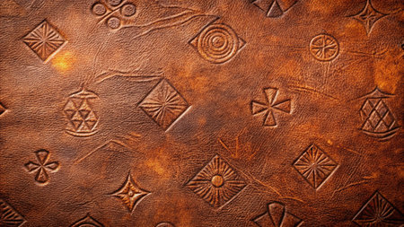 leather texture background surface with old natural pattern or old vintage patternの写真素材