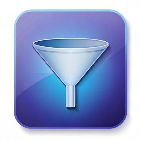 Icon, Button, Pictogram with Sales Funnel symbol for your designの写真素材