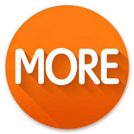 More orange flat icon with long shadow, web and mobile app designの写真素材