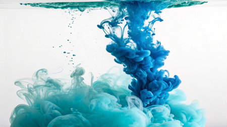Acrylic colors in water. Ink in water. Abstract background.