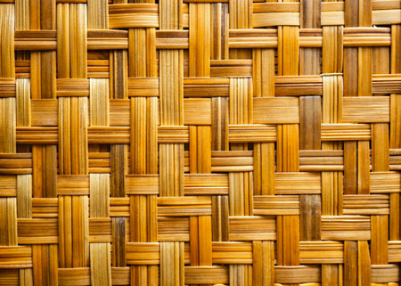 Bamboo weave texture for background. Bamboo weave texture background.の写真素材