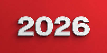 A bright future year date calendar design concept for projects