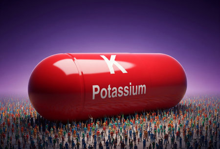 Large group of people around a pill.の写真素材