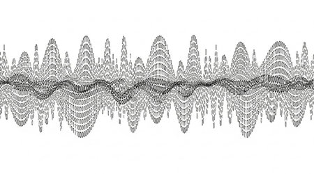 Digital data visualization binary code stream sound wave frequency pattern abstract equalizer backdropの写真素材