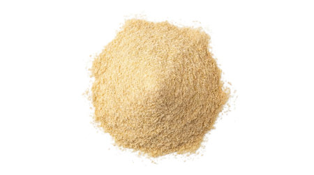 Fine yellow powder, healthy spice ingredient for cooking and seasoning.