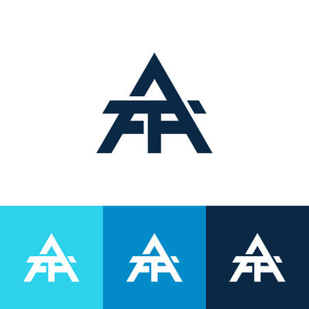 AT Letter Logo Icon Vector Template elements, Corporate, shape, Modern and Uniqueのイラスト素材