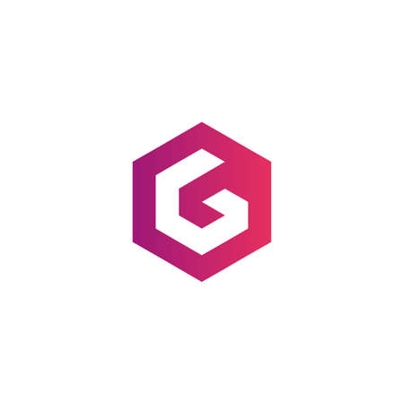 Letter G concept logo icon design template elementsのイラスト素材