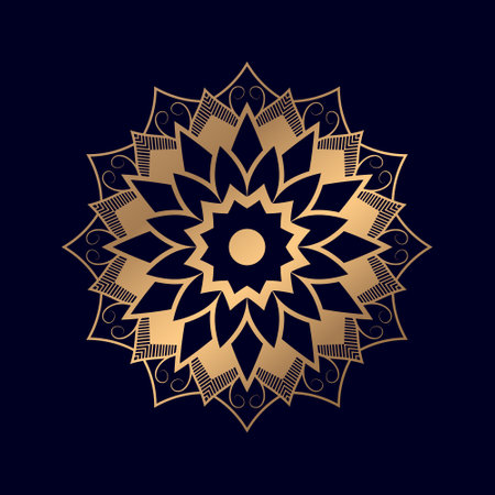 Luxury mandala arabesque pattern arabic islamic designのイラスト素材