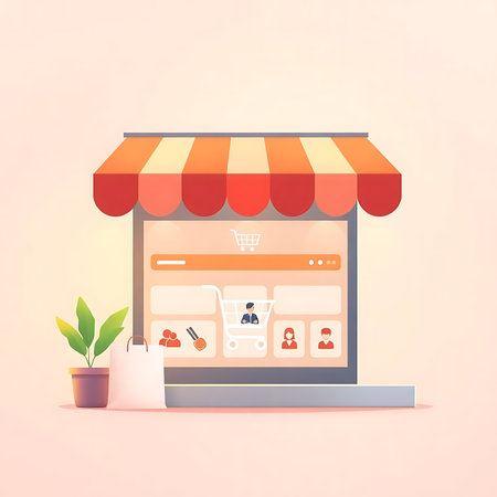Flat design concept of online shopping. Vector illustration eps 10の写真素材