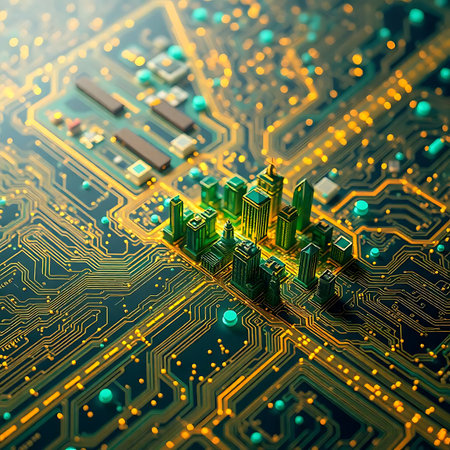 Abstract,close up of Mainboard Electronic computer background. (logic board)の素材