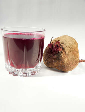 The juice with beetsの写真素材