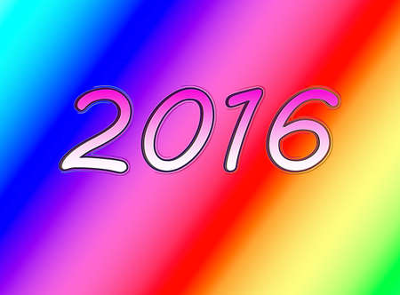 New year's day. 2016の写真素材