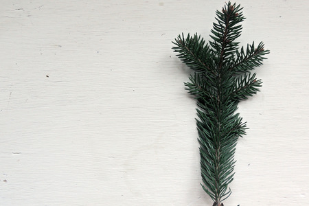 Christmas decoration with the golden nuts, twigs of the spruce and candleの写真素材