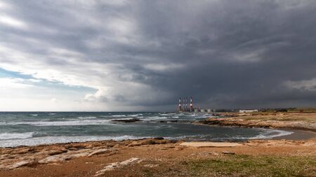 Dhekelia Power Station. Electricity Authority of Cyprus.の写真素材