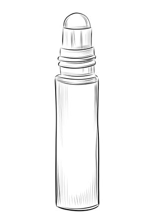 Roller bottle for essential oil vectorのイラスト素材