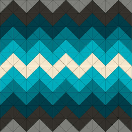 Christmas geometric abstract pastel hipster seamless pattern in blue color scheme template. Vector illustration for games, background, pattern, decor. Print for fabrics and other surfaces.のイラスト素材