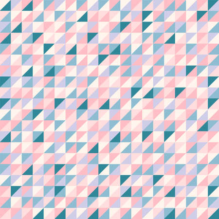 Geometric abstract pastel hipster seamless pattern template. Vector illustration for games,...