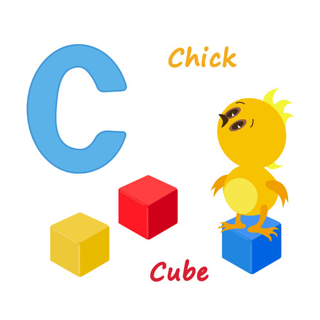 Vector illustration of Alphabet for education preschool kids with picturesのイラスト素材