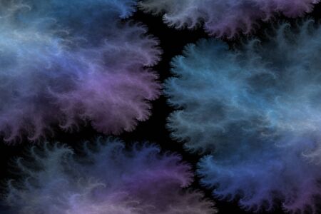 Abstract beautiful fractal pattern on a dark background and is suitable for use in projects of imagination, creativity and design.の写真素材